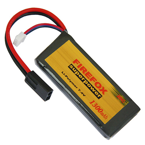 Firefox 1300mAh 7.4V LiPo Airsoft Battery