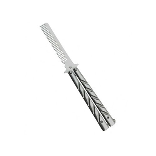 Silver Butterfly Practice Comb