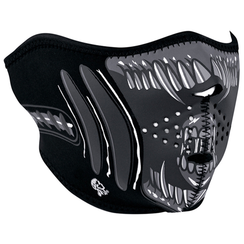 Neoprene Alien Half Face Mask
