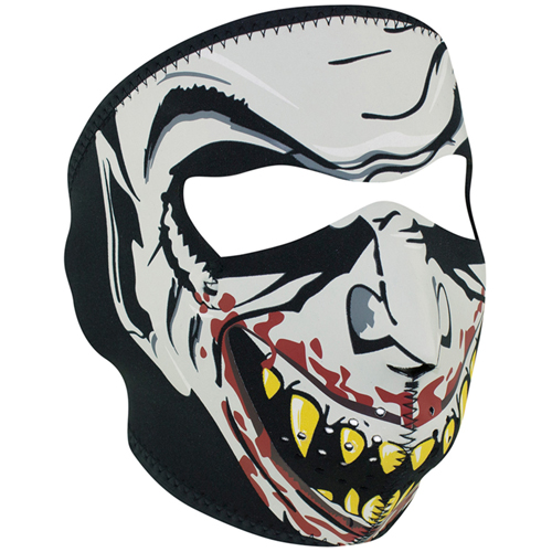 Neoprene Glow in the Dark, Vampire Face Mask