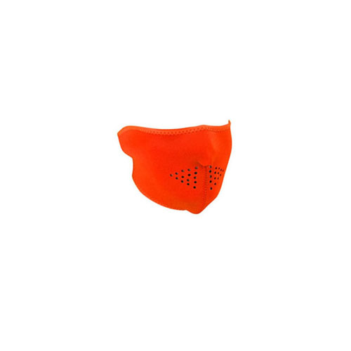 Neoprene High Visibility Orange Half Face Mask