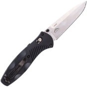 Benchmade Barrage Axis-Assisted 3.6 Inch Satin Plain Blade Folding Knife
