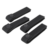 Condor Black 4 Inch Mod Strap 4pcs