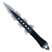 Equip yourself with the Aeroblades Throwing Knife Set, complete with a sheath for easy carrying.