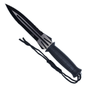 Hunting Fixed Blade Knife w/Sheath - Two Tone