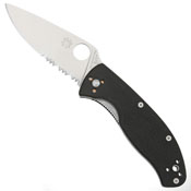 Spyderco Tenacious Black G-10 Combination Edge
