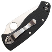 Spyderco Tenacious Black G-10 Combination Edge