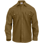 Mens Heavy Weight Solid Flannel Shirt