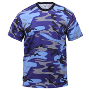 Colored Camo Mens T-Shirts