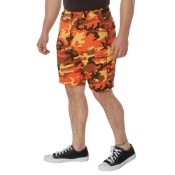 Mens Colored Camo BDU Shorts