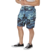 Mens Colored Camo BDU Shorts