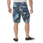 Mens Colored Camo BDU Shorts