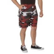 Mens Colored Camo BDU Shorts