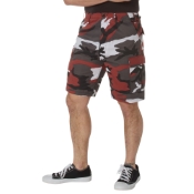 Mens Colored Camo BDU Shorts