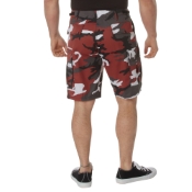 Mens Colored Camo BDU Shorts