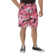 Mens Colored Camo BDU Shorts