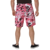 Mens Colored Camo BDU Shorts