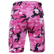 Mens Colored Camo BDU Shorts