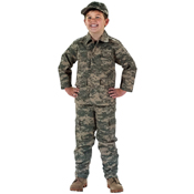 Kids Digital Camo BDU Shirt