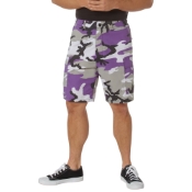 Mens Colored Camo BDU Shorts