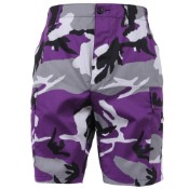 Mens Colored Camo BDU Shorts