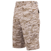 Mens Long Length Camo BDU Short