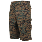 Mens Long Length Camo BDU Short