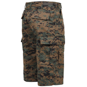 Mens Long Length Camo BDU Short