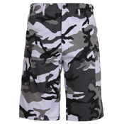 Mens Long Length Camo BDU Short
