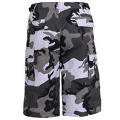 Mens Long Length Camo BDU Short