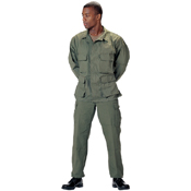 Mens Polycotton Twill Solid BDU Shirt