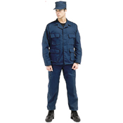 Mens Polycotton Twill Solid BDU Shirt