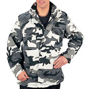 Mens M-65 Camo Field Jacket